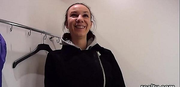  Stellar czech cutie gets tempted in the supermarket and nailed in pov